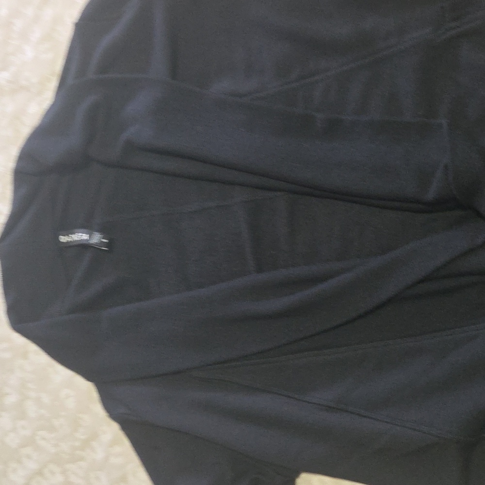 NWOT Athleta Black  Sweater Wrap Size S - Picture 3 of 4